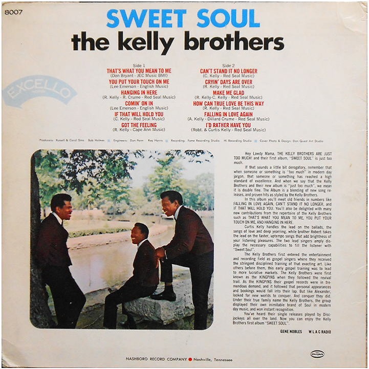 Excello 8007 - Sweet Soul Back Cover