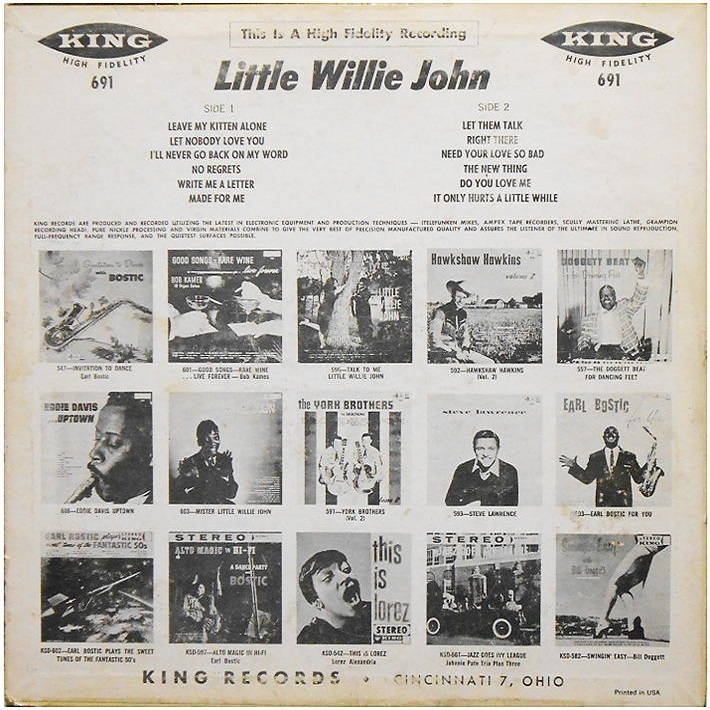 King 691 - In Action! Back Cover