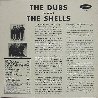 JOZS-4001 - The Dubs Meet The Shells Back Cover