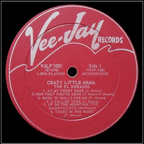 VJLP-1001 - Crazy Little Mama Side 1