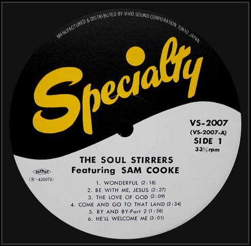 SP-2106 - The Soul Stirrers, Featuring Sam Cooke