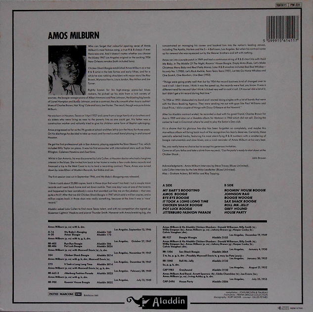 Aladdin 1561411 - Chicken Shack Boogie Back Cover