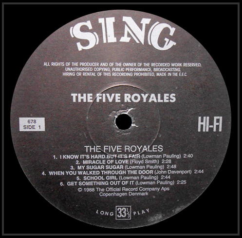 678 - The Five Royales