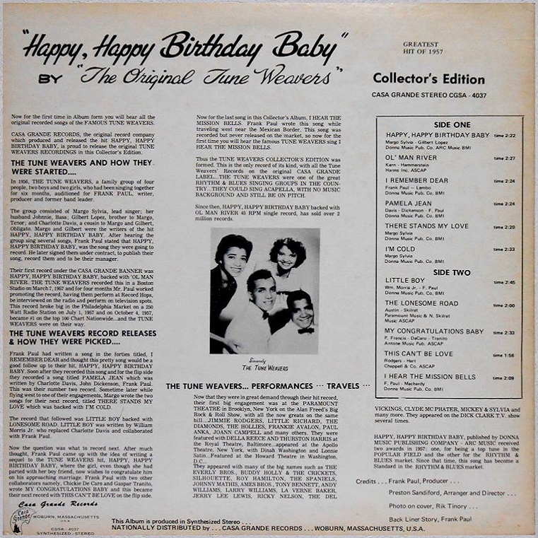 CGSA-4037 - Happy, Happy Birthday Baby Back Cover