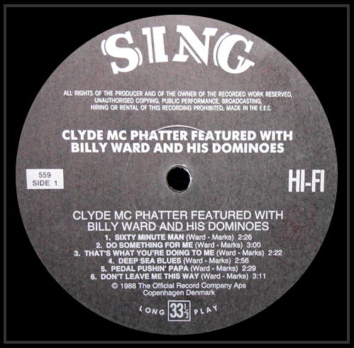 559 - Clyde McPhatter With Billy Ward and His Dominoes